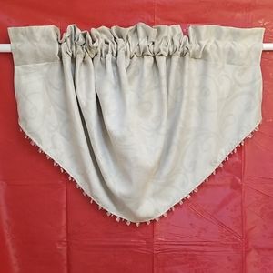 2 valances with acrylic beads